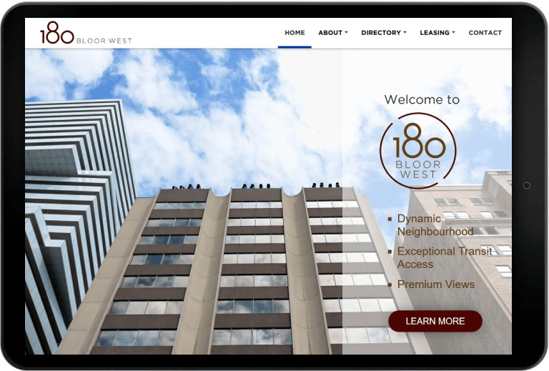 180 Bloor website