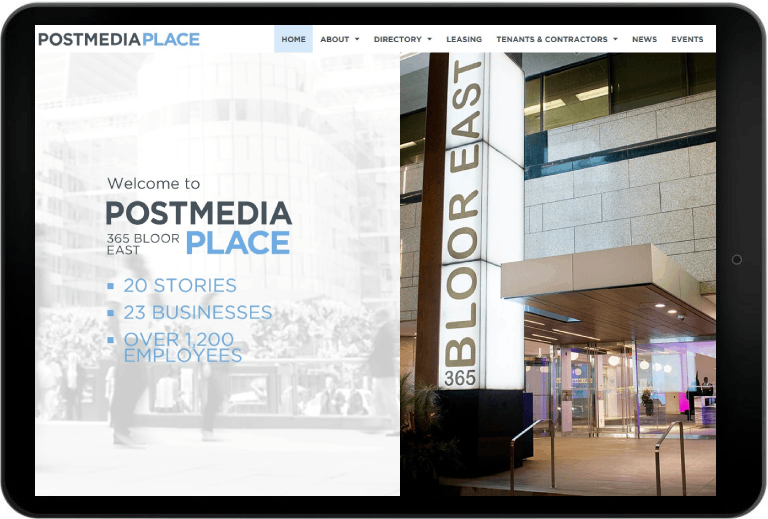Postmedia Place website