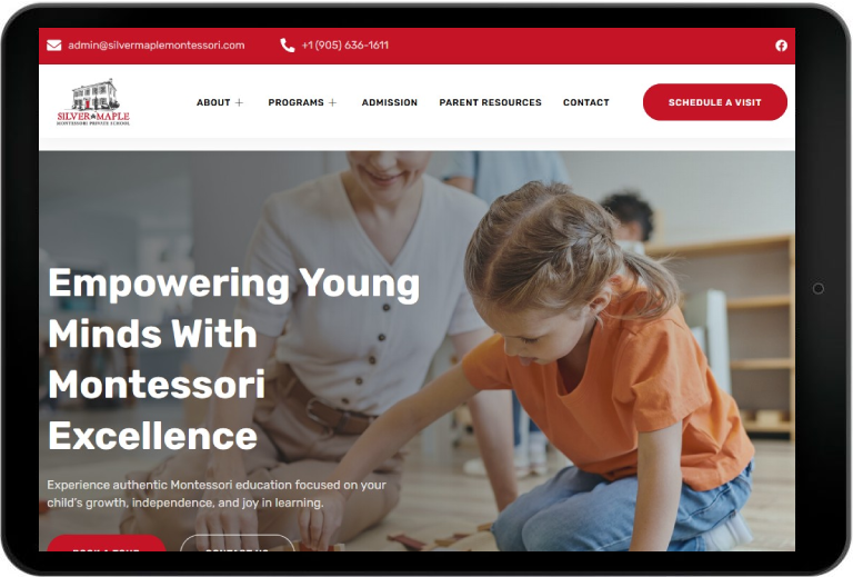 Silver Maple Montessori website