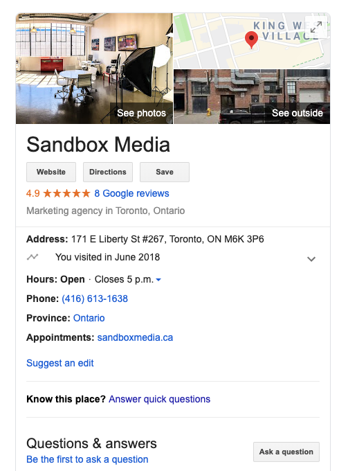 Google My Business